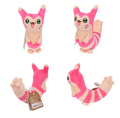 Pokemon Plush: Furret Shiny (pink) 5.5